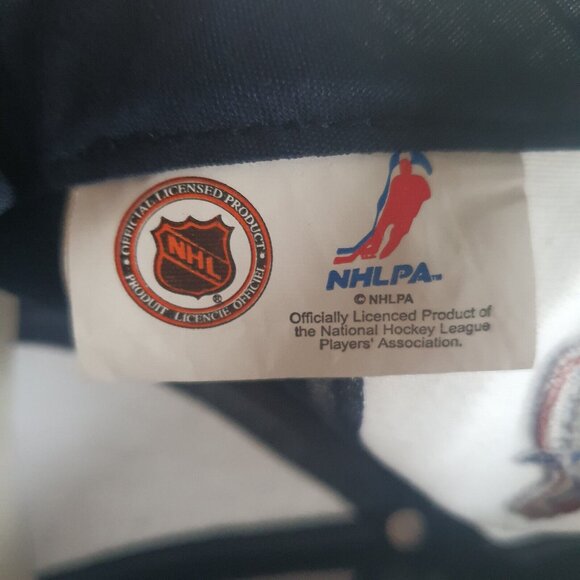 Vintage Dan CLOUTIER 39 VANCOUVER CANUCKS Strapback Pinwheel - Picture 7 of 8